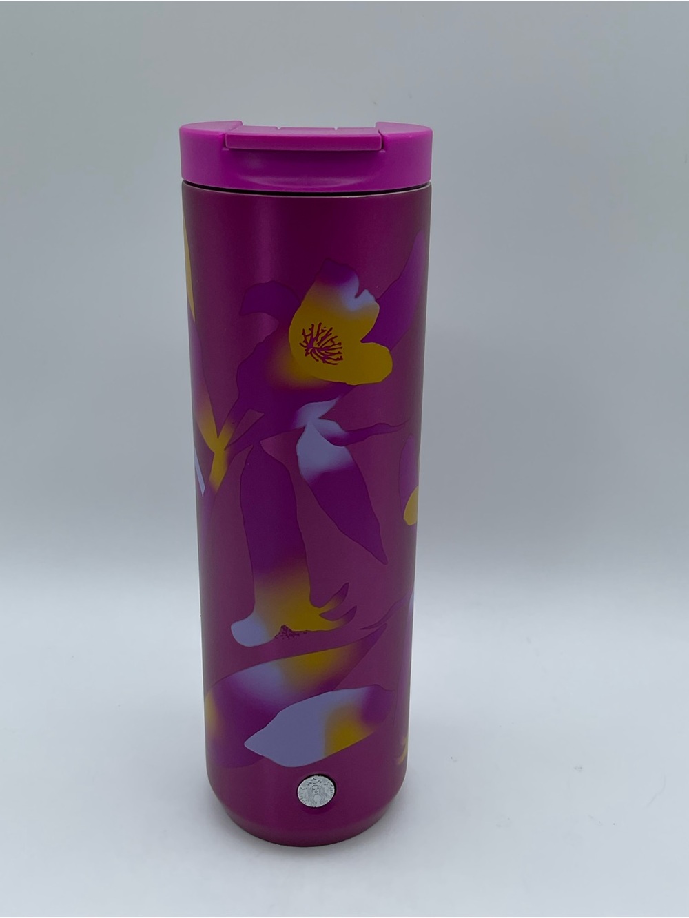 Starbucks 2020 Pink Floral Stainless Steel Tumbler 16 oz New w Original Insert